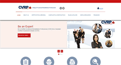 Desktop Screenshot of cvrp.ca